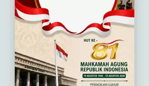 ‎Gratis! 5 Link Twibbon HUT Mahkamah Agung RI 2026, Semarakkan bersama Tepat di Hari Kemerdekaan