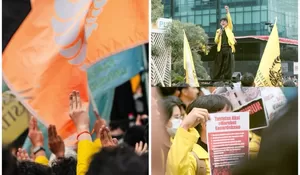 Viral Simbol 'Salam 3 Jari' hingga Seruan 'Bella Ciao' dalam Aksi Demo Mahasiswa BEM UI, Apa Maknanya?