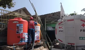 Tangani Krisis Air Bersih, PMI Jember Salurkan 161 Ribu Liter Air di Tiga Wilayah Terdampak Kekeringan
