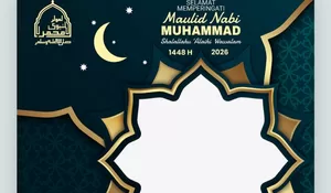 10 Twibbon Maulid Nabi Muhammad SAW 2026, Desain Menarik Cocok Upload di Story  WhatsApp dan Instagram