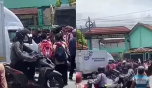 Mobil MBG Ditolak Masuk ke SMPN 2 Sokaraja Banyumas Diduga Gegara Telat Distribusi Paket Makan Gratis