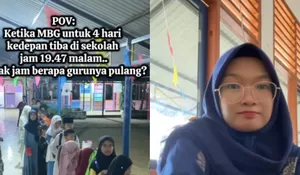 Pilu Guru SD di Palembang Cemaskan Siswanya yang Menanti Pembagian Paket MBG Sampai Matahari Terbenam