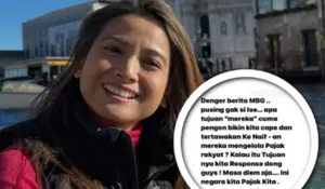 Pertanyakan Urgensi MBG, Acha Septriasa Sorot Pengelolaan Program yang Berasal dari Pajak Rakyat