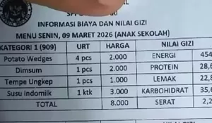 Info Nilai Gizi di Menu MBG Ramadan jadi Sorotan Lagi, Cara Penulisan dari SPPG Disebut Bisa Sebabkan Misinterpretasi