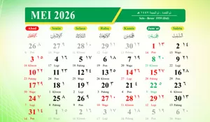 Deretan Hari Libur Bulan Mei 2026 Lengkap dengan Hari Besar Nasional dan Internasional, Ada Long Weekend Lho!