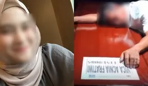 Pilu Ayah Peluk Peti Jenazah Anaknya Vica Acnia yang Meninggal Dunia usai Insiden di Stasiun Bekasi Timur