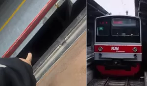 Detik-detik Penumpang KRL Pergoki Pria Sembunyi di Bawah Peron Stasiun Kebayoran, Diduga Targetkan Pengguna Gerbong Perempuan