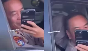 Viral Polisi Berpangkat AKBP Nyetir Sambil Merokok Ternyata Bertugas di Polda Kalsel, Kini Diperiksa Propam