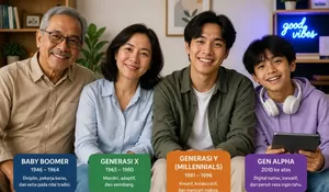 Kamu Termasuk Milenial atau Gen Z? Inilah Klasifikasi Generasi Berdasarkan Tahun Kelahirannya