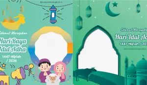 15 Twibbon Idul Adha 2026, Desain Elegan dan Simpel, Bagus untuk Bingkai Foto Profil Medsos