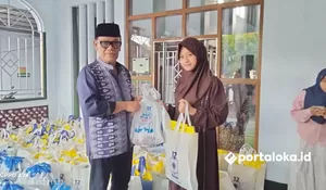 Berbagi Kebahagiaan Bersama Anak Yatim, LPYP Maleber Ciamis Potong Kurban Seberat 8 Kuintal
