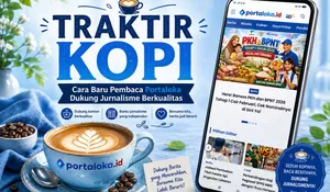 'Traktir Kopi', Wadah Apresiasi Pembaca Portaloka Dukung Jurnalisme Berkualitas, Ini Fungsi dan Cara Menggunakannya