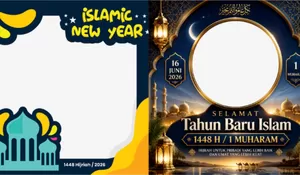 15 Twibbon Tahun Baru Islam 1448 Hijriah Gratis! Cek Link Downloadnya di Sini