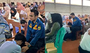 Petugas Damkar di Ciamis Temani Siswa Ambil Rapor, Ceritakan Jerih Payah sang Anak Tanpa Bantuan Orang Tua