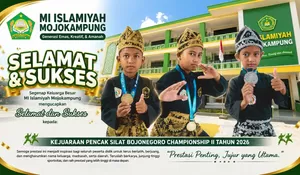Tiga Siswa MI Islamiyah Mojokampung Borong Prestasi pada Kejuaraan Pencak Silat Bojonegoro Championship II 2026