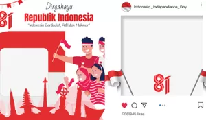 Download Twibbon HUT RI ke-81 Terbaru, Desain Lebih Keren untuk Status Medsos