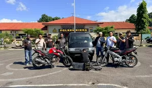 Pelarian Residivis Berakhir di Tangan Resmob Satreskrim Polres Sikka NTT, Sejumlah Barang Bukti Turut Diamankan