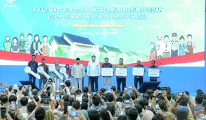 Ribuan Debitur BRI Ikuti Akad Massal KPR FLPP yang Dipimpin Presiden Prabowo