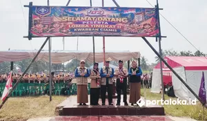 960 Anggota Pramuka Ikuti Lomba Tingkat II Kwarran Ciamis, Tumbuhkan Solidaritas dan Tanggung Jawab