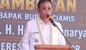 Bupati Ciamis Resmikan Kantor Desa Awiluar, Ajak Perangkat Desa Beri Pelayanan Terbaik kepada Masyarakat