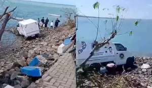 Kronologi Mobil MBG Terjun dari Jembatan Raas Madura hingga Terperosok ke Tepi Pantai