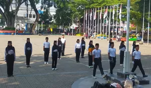 Kobarkan Semangat Kebersamaan, Paskibraka Ujung Berung Siap Kibarkan Sang Merah Putih