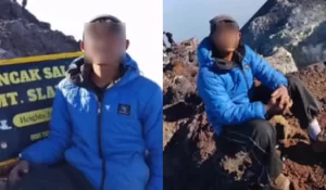 Pendaki Gunung Slamet Tewas Terjatuh ke Kawah, Diduga Bermula saat Duduk-duduk di Tepi Jurang