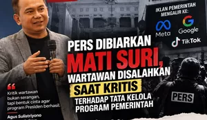 Pers Dibiarkan Mati Suri, Wartawan Disalahkan Saat Kritis terhadap Tata Kelola Program Pemerintah