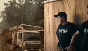 Ironis! Di Tengah Kebakaran Hutan Kalimantan, Truk Kayu Gelondongan Dilaporkan Masih Berkeliaran