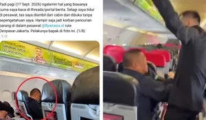 Terciduk Buka Tas Penumpang Lain, Viral Dugaan Percobaan Pencurian di Pesawat Air Asia: Langsung Diamankan Pramugara