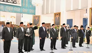 Prabowo Lantik 7 Pejabat Baru, Kristomei Sianturi Pimpin BNPB