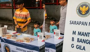 Bukan MBG, Pemilik Lapak Jual Sarapan di Tebet Jaksel Ini Diduga Tiru Logo BGN demi Tarik Perhatian Pelanggan