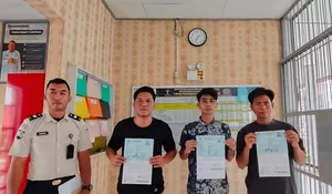 Langkah Baru Menuju Reintegrasi, Tiga Warga Binaan Lapas Muara Teweh Jalani Pembebasan Bersyarat