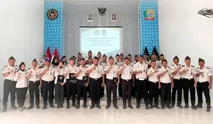 Kalapas Padangsidimpuan Pimpin Penyerahan SK dan Penyematan Pangkat, Lima Pegawai Naik ke Golongan IIb