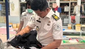 Deteksi Dini Gangguan Kamtib, Lapas Kotapinang Kembali Lakukan Penggeledahan Kamar Hunian Warga Binaan
