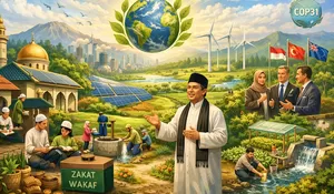 Menag Serukan Green Jihad, Zakat dan Wakaf Kini Diarahkan untuk Transisi Energi Bersih