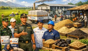 Perkuat Ketahanan Pangan Nasional, Dirut BULOG Tinjau Produksi Beras di Maros