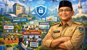 Mengenal Lebih Dekat Nadih Arifin Kepala Diskominfostandi Kota Bekasi