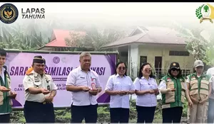 Tebar Harapan, Lapas Tahuna Laksanakan Penanaman Perdana 2.125 Bibit Jagung