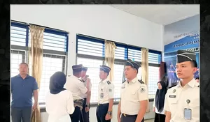 Lapas Kelas III Gunungtua Gelar Penyematan Tanda Kenaikan Pangkat kepada Pegawai