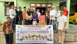 PJI dan Sahabat Rokan Hulu Peduli Berbagi di Bulan Ramadan, Santuni Dua Panti Asuhan