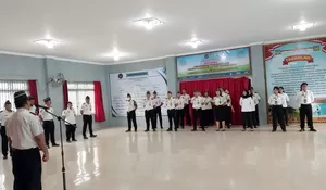 Apel Pagi, Kalapas Gunungsitoli Ajak Seluruh Pegawai yang Memenuhi Syarat untuk Melaksanakan U-kom Susulan