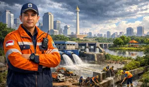 Profil Strategis: Adrian Mara Maulana, Nakhoda Pengendalian Banjir Jakarta Pusat
