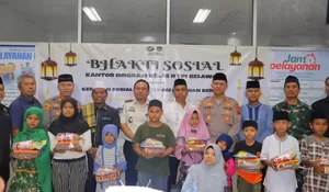 Sambut Ramadan 1447 H, Imigrasi Belawan Gelar Bakti Sosial dan Santuni 100 Anak Yatim