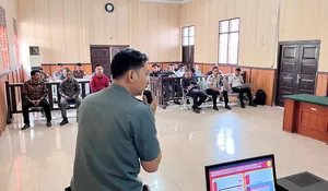 Mendukung Sistem Peradilan Modern, Lapas Gunungsitoli Ikuti Sosialisasi e-Berpadu