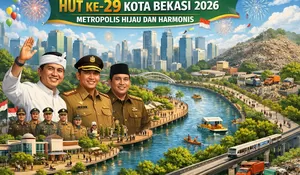 Rayakan HUT ke-29, Kota Bekasi Bertransformasi Menuju Metropolis Hijau dan Harmonis