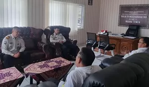 ‎Bapas Muara Teweh Koordinasi dengan Lurah Jingah, Bahas Lokasi Pelaksanaan Pidana Kerja Sosial dan Survei Tata Cara Litmas