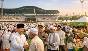 Rayakan Idulfitri di Stadion Pakansari, Bupati Bogor Ajak Warga Hadiri Open House Bersama Forkopimda
