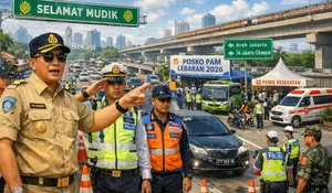 Pastikan Mudik Aman, Wali Kota Bekasi Pimpin Inspeksi Jalur Angkutan Lebaran 2026