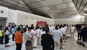 JELANG LIBUR MUDIK LEBARAN, BANDARA JUANDA RESMIKAN POSKO